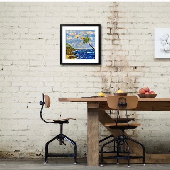 Original Impasto Style Acrylics on 16” x 16” Gallery Wrapped Canvas - Picture 4 of 10